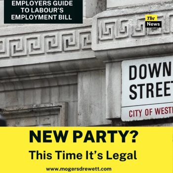 New Party at Number 10? This time It’s Legal